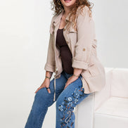 Hazel Gauze Button Front Cardigan