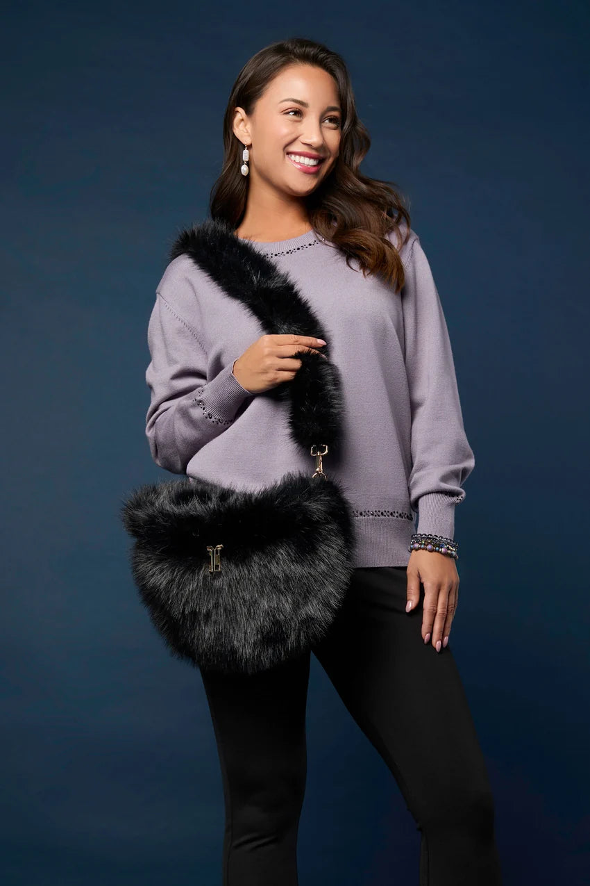 Arleigh Faux Fur Crossbody Bag