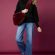 Arleigh Faux Fur Crossbody Bag