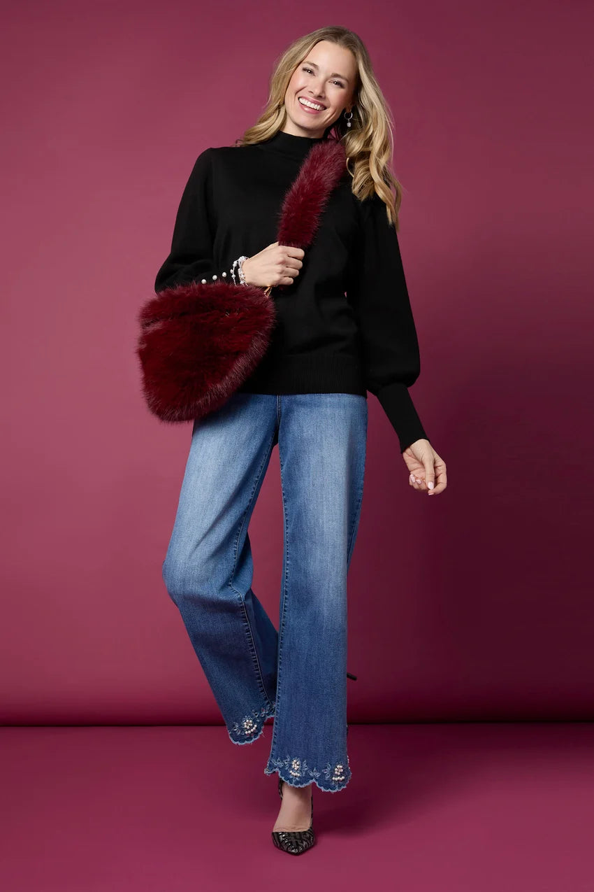 Arleigh Faux Fur Crossbody Bag