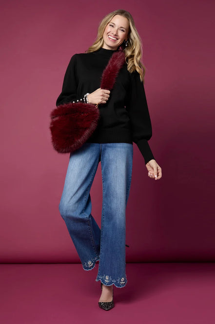 Arleigh Faux Fur Crossbody Bag