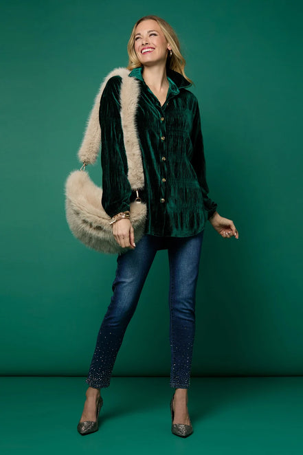 Arleigh Faux Fur Crossbody Bag