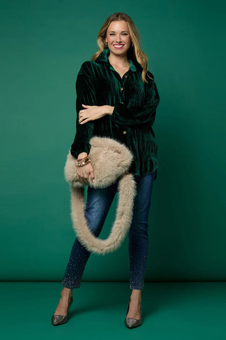 Arleigh Faux Fur Crossbody Bag