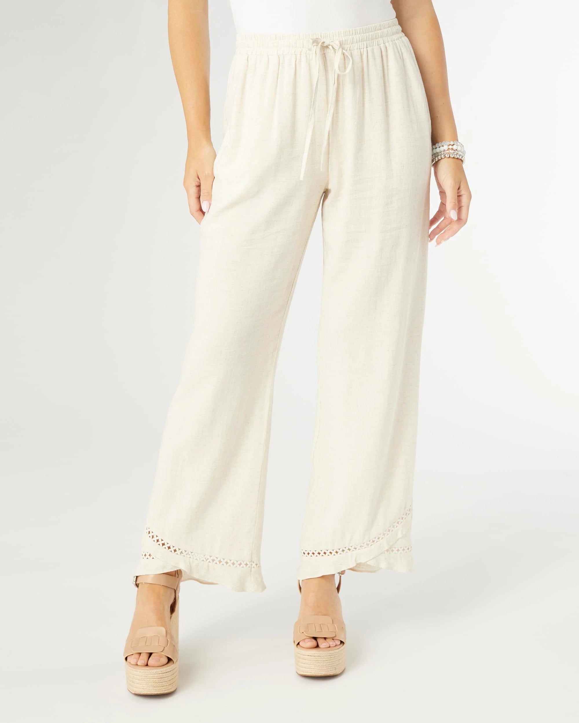 Layla Crossover Ruffle Pant