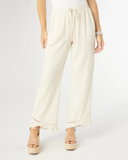 Layla Crossover Ruffle Pant