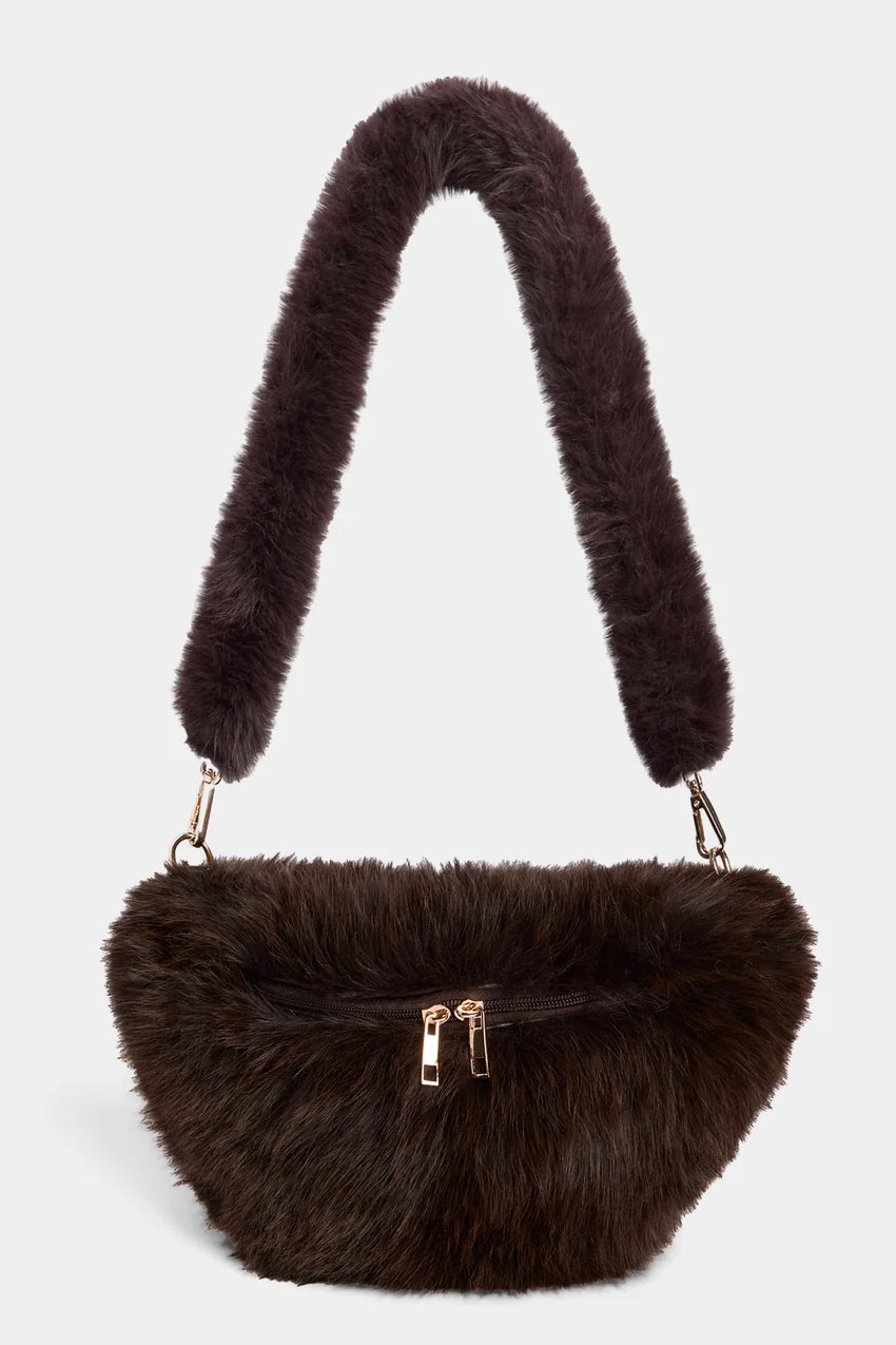 Arleigh Faux Fur Crossbody Bag