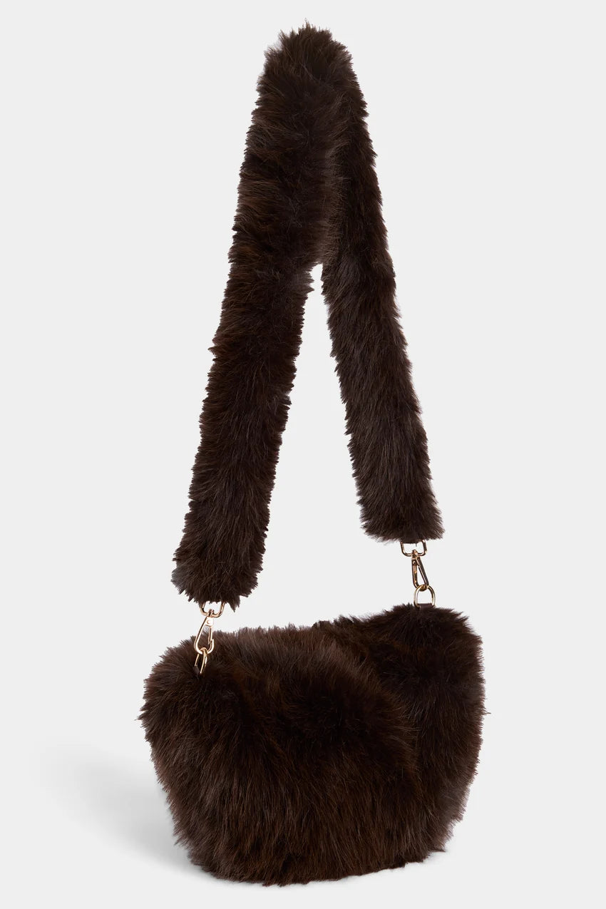 Arleigh Faux Fur Crossbody Bag