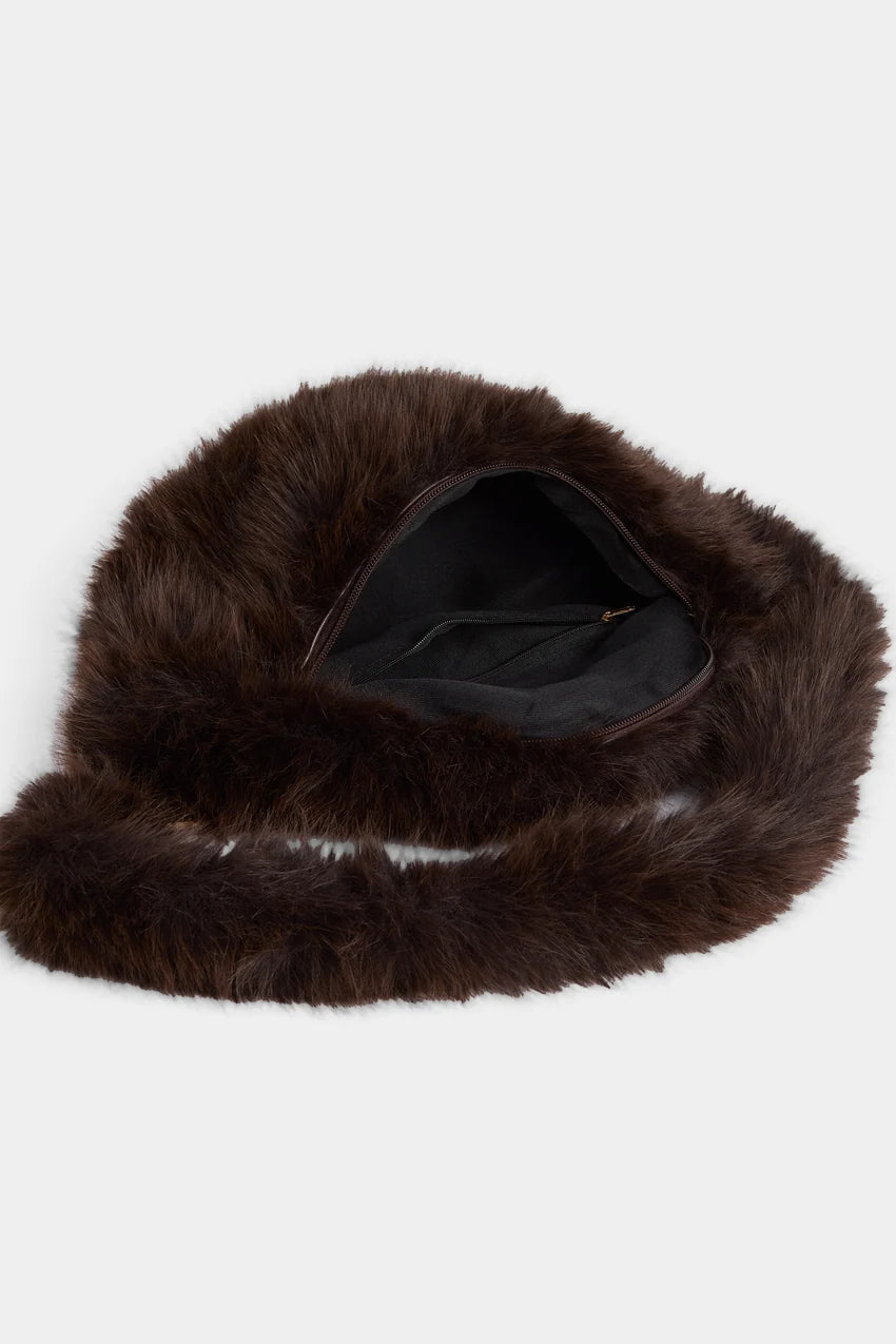 Arleigh Faux Fur Crossbody Bag