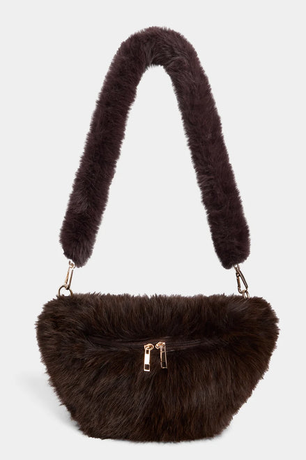 Arleigh Faux Fur Crossbody Bag