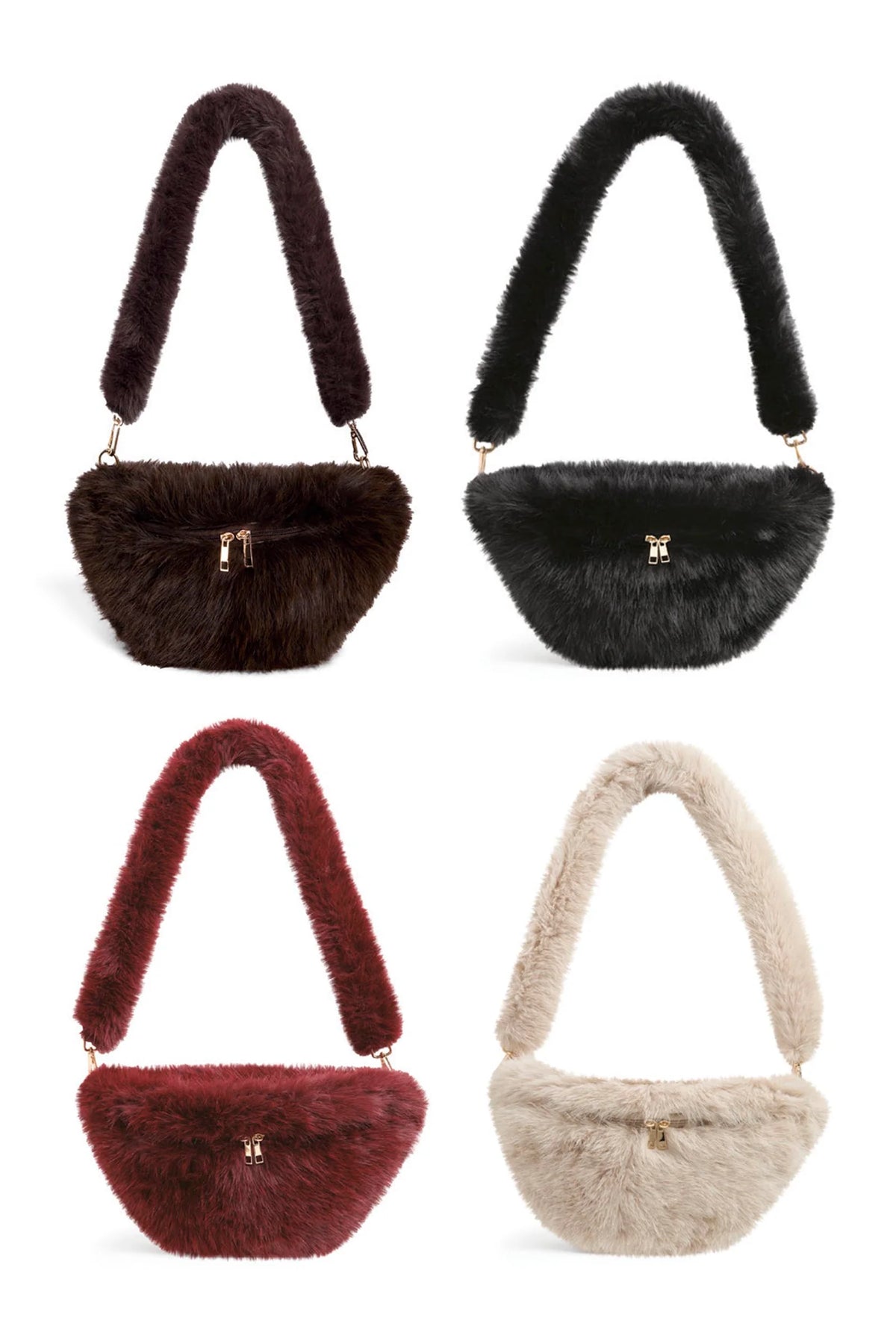 Arleigh Faux Fur Crossbody Bag