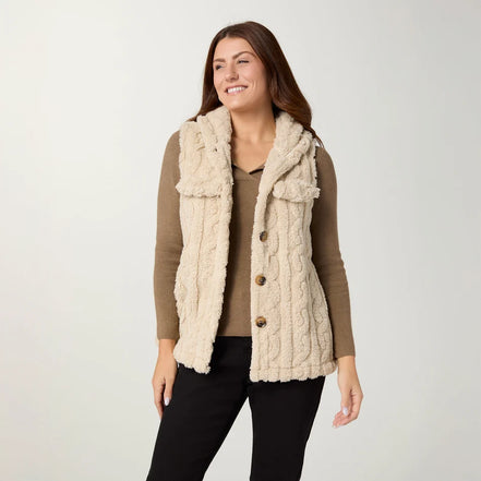 Andi Hooded Vest with Pockets