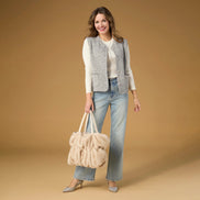 Solene Faux Fur Tote