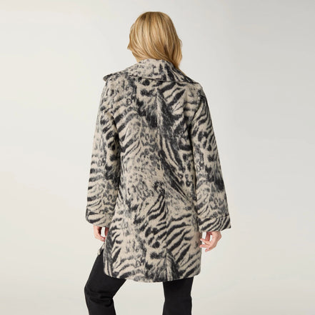 Joanna Brushed Notch Collar Jacket