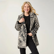 Joanna Brushed Notch Collar Jacket