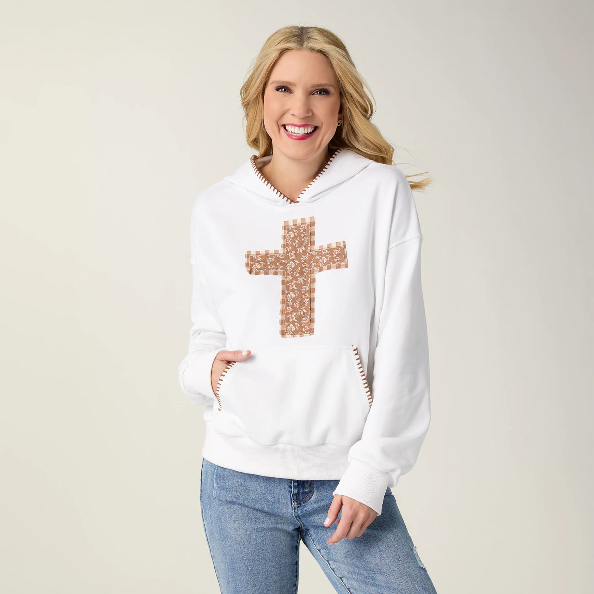 Cross Hooded Sweatshirt