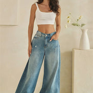 Wide Washed Jeans
