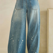 Wide Washed Jeans