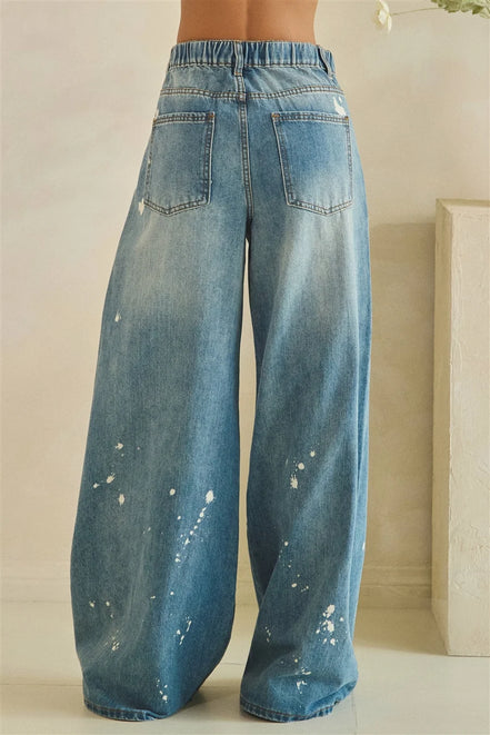 Wide Washed Jeans