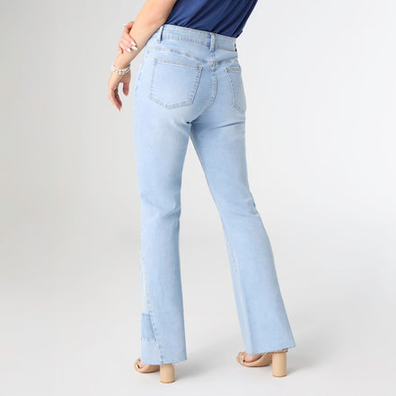 Clara Flare Pant with Checkered Insert