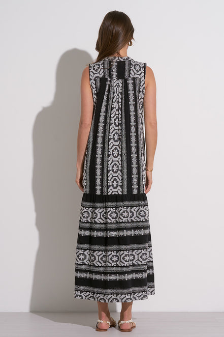 Sleeveless V-Neck Maxi Dress