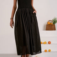 Eyelet Maxi Dress
