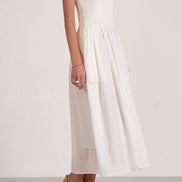 Eyelet Maxi Dress