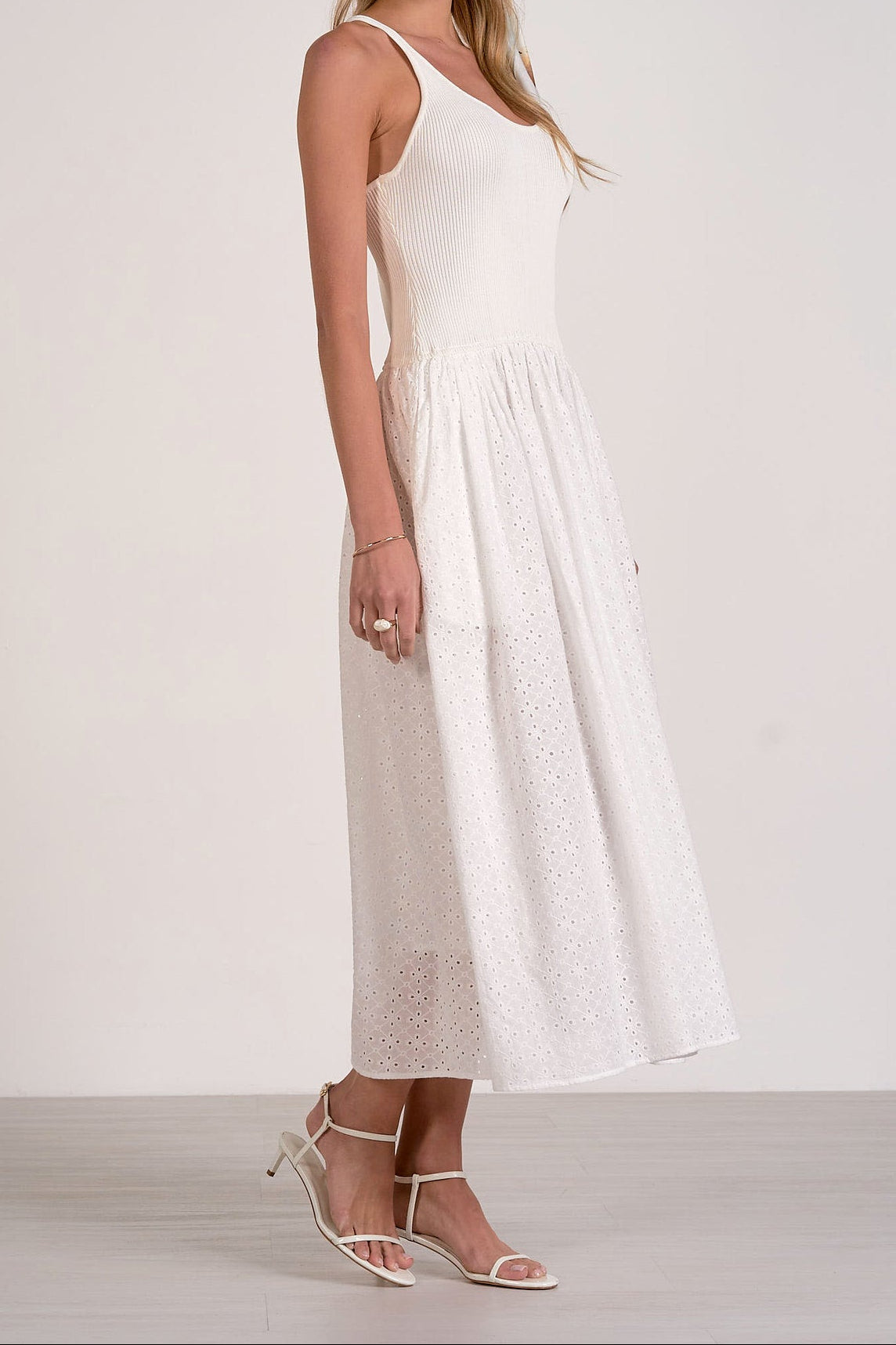 Eyelet Maxi Dress
