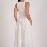 Eyelet Maxi Dress