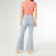 Haley Flare Pant with Double Bottom Fringe