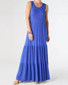 Janie Solid Tiered Maxi Dress