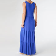 Janie Solid Tiered Maxi Dress