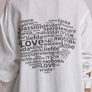 Love Button Down Top
