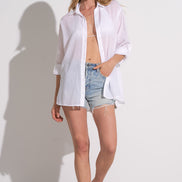 Love Button Down Top