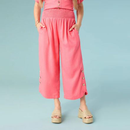 Sophia Pant with Button Detail