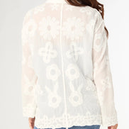 Charlene Embroidered Top