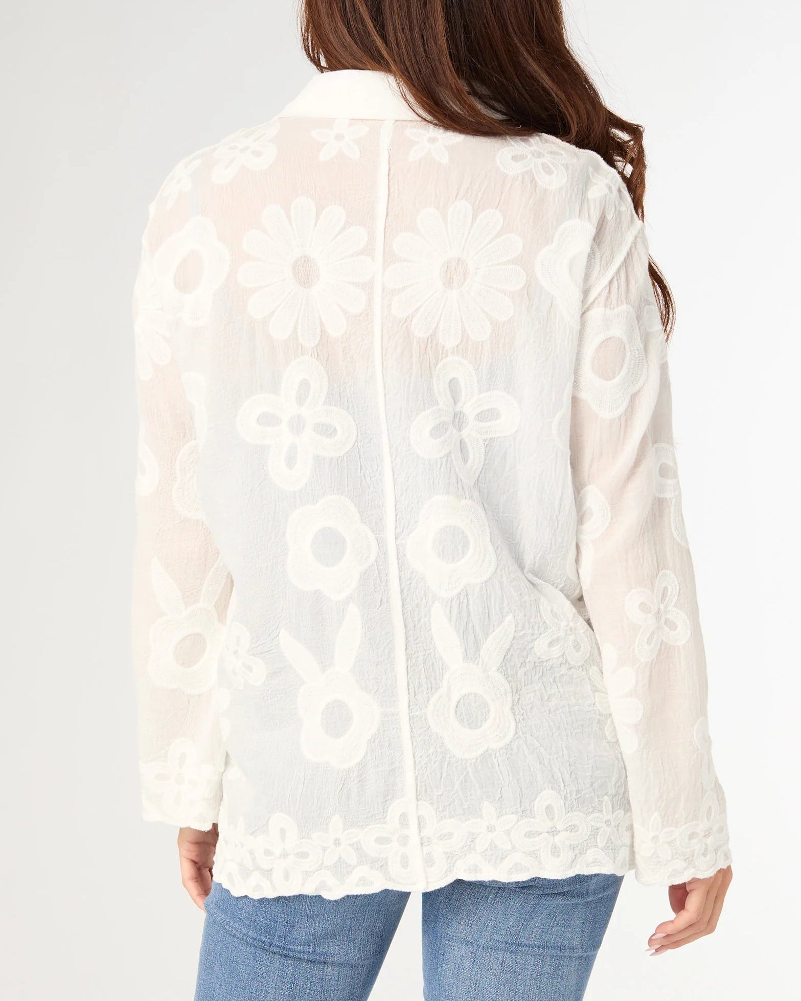 Charlene Embroidered Top