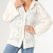 Charlene Embroidered Top